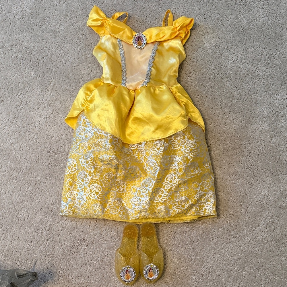 Disney Yellow and Silver Princess Costume